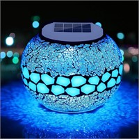NEW $30 Solar Glass Ball Color Changing