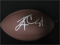 Travis Kelce signed Football COA