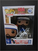 Vince Carter signed Funko Pop COA