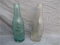 Pair Of Antique Gatonsville MD Glass Bottles