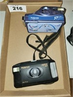 2 X'S BID POLAROID JOYCAM & CAPTIVA SLR