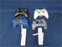 Mix Lot of Video Game Controllers Wii 360 PS