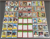 54pc 1970-78 Topps Baseball Cards