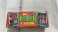 1990 complete set Topps football cards