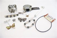 Costume Jewellery Necklaces, Earrings, Brooches