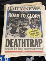 DAILY NEWS ISSUES / MOSTLY SPORTS STORIES