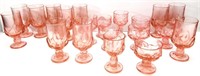 Pink, Tiffin Franciscan Lotus Glasses