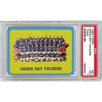 1963 Topps Green Bay Packers Team Card Psa 7