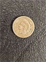 1860 Indian Head Penny - Medium Grade