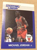 1988 MICHAEL JORDAN Starting Line Up Card