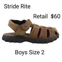 Stride Rite Boys Sandals  Size 2 Retail $60