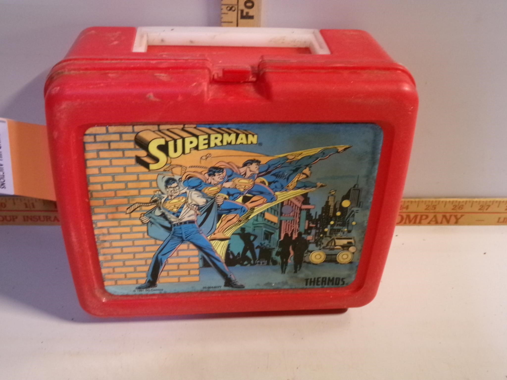Plastic Superman Lunch Box