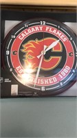 Calgary flames clock new