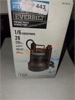 Everbilt submersible utility pump