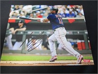 RAFAEL DEVERS SIGNED 8X10 PHOTO WITH COA