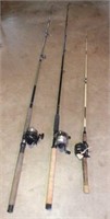 FISHING POLES AND REELS