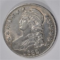1832 BUST HALF DOLLAR  AU/UNC O-94