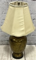 Hammered Metal Table Lamp