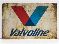 Valvoline Reproduction Metal Sign 8" x 12"
