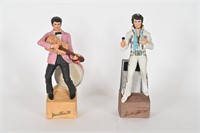 Vintage Elvis Presley Ceramic Decanter/Music Boxes