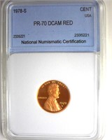 1978-S Cent PR70 DCAM RD LISTS $3500