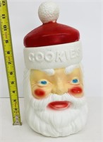 Vintage Empire Santa Blow-mold Cookie Jar