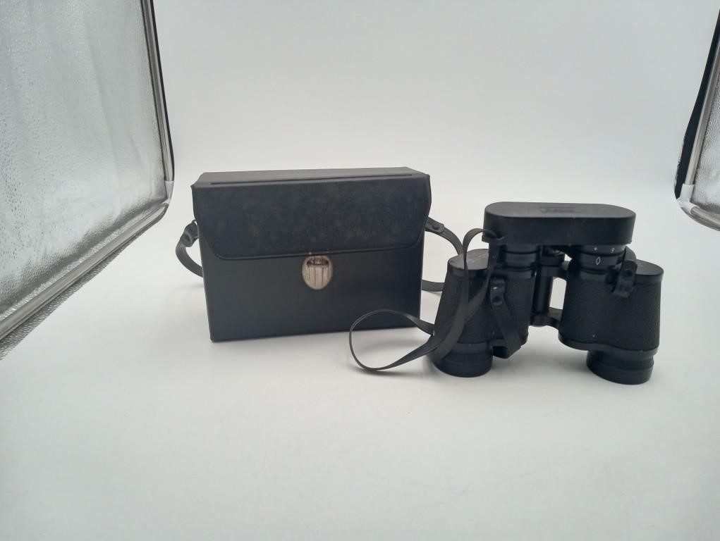 VTG Sears Binoculars 7x55 &  case
