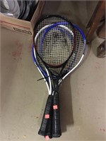 4ct. Head Tennis Racquets