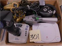 Sony Playstation w/ Assorted Controllers (No Cord)