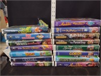 Mixed Vtg Disney Kids VHS Movies Lot
