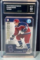 2004- Alex Ovechkin ITG Heros & Propects graded 10