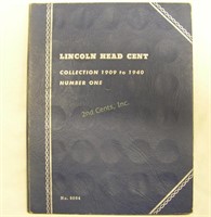 Lincoln Head Cent Collection Book W/ Coins