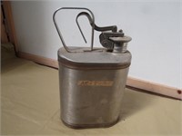 One gallon stainless steel can