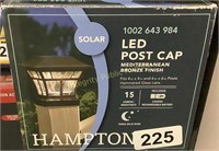 Hampton Bay Solar LED Post Cap