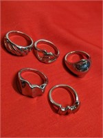 5 Rings, Sizes 7 & 7 1/2