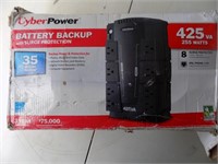 Cyber Power Battery Backup with Surge Protector