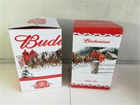 (2) Budweiser Beer Steins in Box 2010, 2011