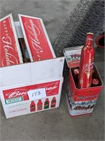 Case of Budweiser Holiday Bottles