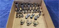 Tray Of Snap-On Sockets (3/8" Drive/ Standard)