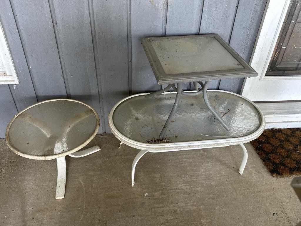 3 Outdoor Tables