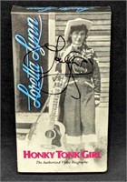Loretta Lynn Autographed Honky Tonk Girl VHS