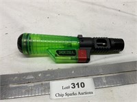 New! Green Zilla Colored Torch Lighter Refillable