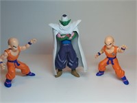 3pc Dragonball Z Figures Non-posable