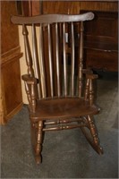 Grandpa`s Wooden Rocking Chair