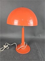 Vintage Orange Mushroom Lamp