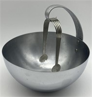 Russel Wright Design for Chase Ice Bowl w/ Tongs