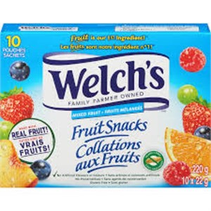 Welch's Fruit Snacks Mixed Fruit 11 x 22g
