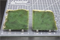 9.1oz Hi-grade Apple Green Jade Slabs