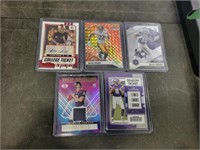 Lot of Football Cards Mills, Cousins, Parsons