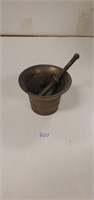 Brass Mortar And Pestle